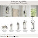 Union Square 2 Light 12 inch Stainless Steel Outdoor Flush Mount, Design Series